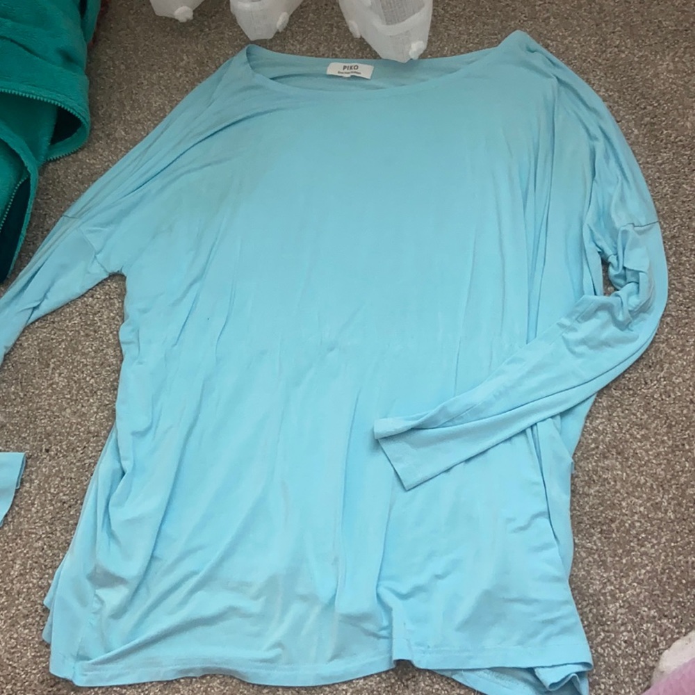 Long sleeve piko shirt
